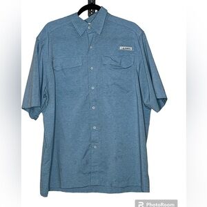 Habit 40t Solar Factor Button Down Shirt Sz Large